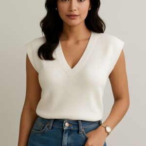 SleekFit Sleeveless Polo Crop